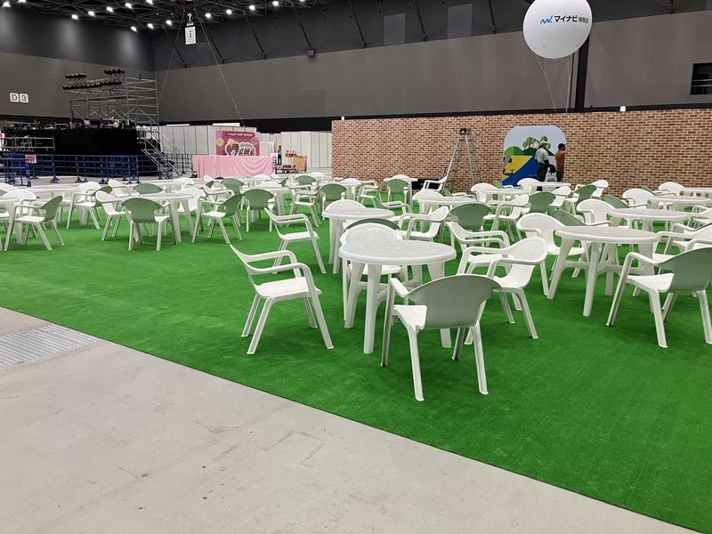 ガーデンテーブル（白） | イベントレンタル | 株式会社デザインアーク